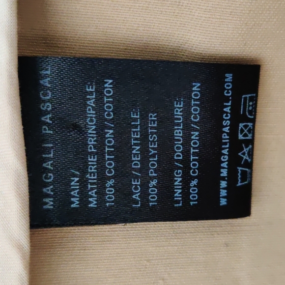 Anthropologie Magali Pascal Tilia Ruffle Eyelet Trench Coat Small - Picture 8 of 10